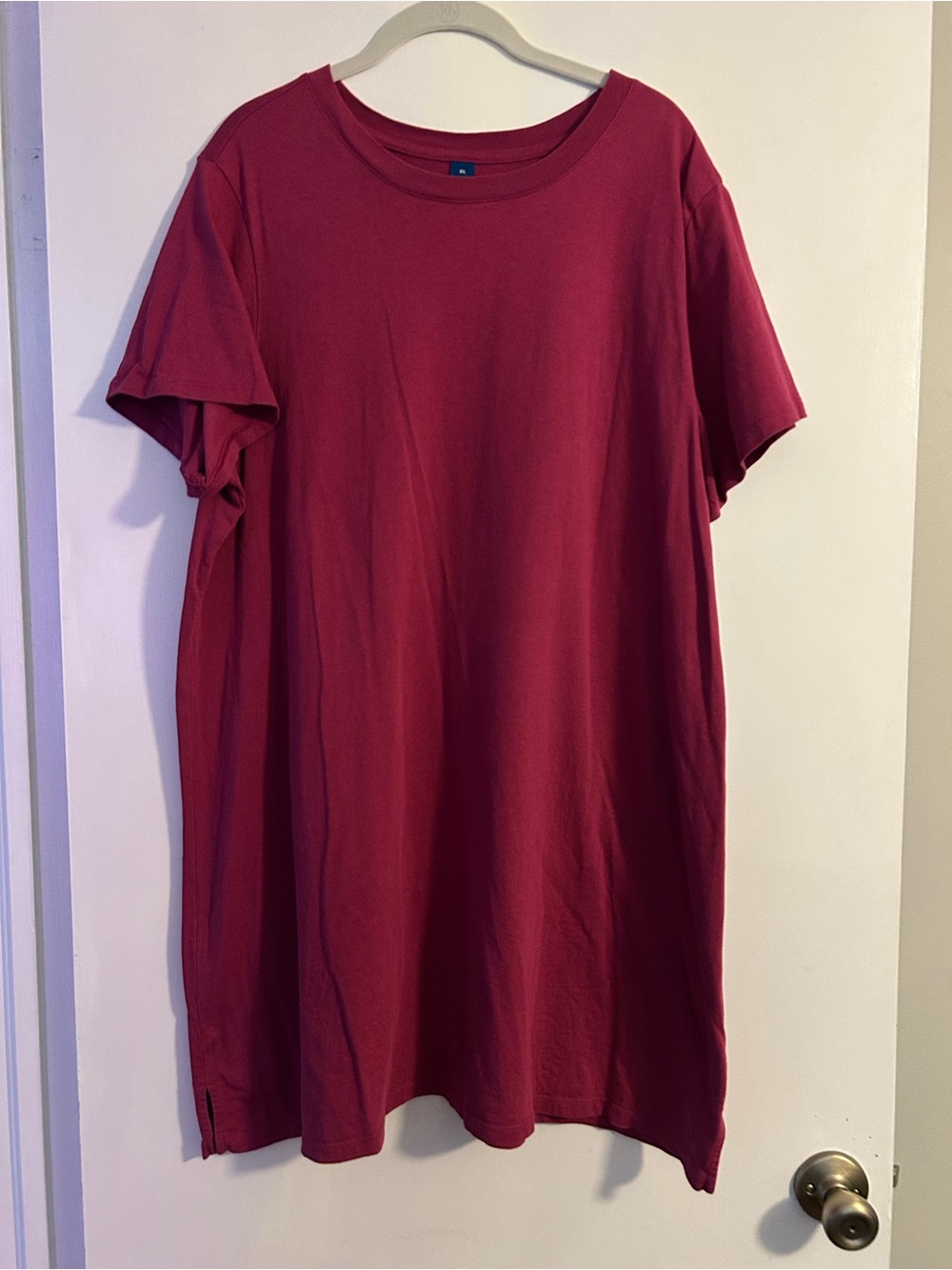 XL Old Navy TShirt Dress Deep Pink